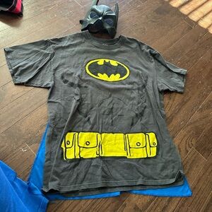 Men’s Halloween batman shirt & mask